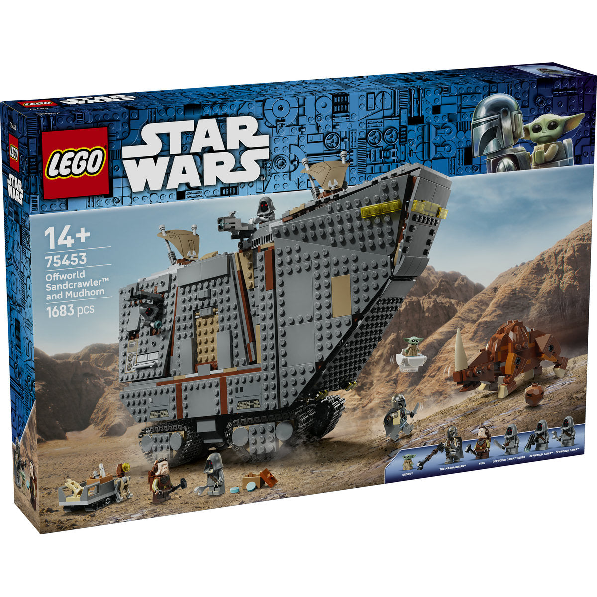 LEGO Star Wars Offworld Sandcrawler and Mudhorn Building Set 75453