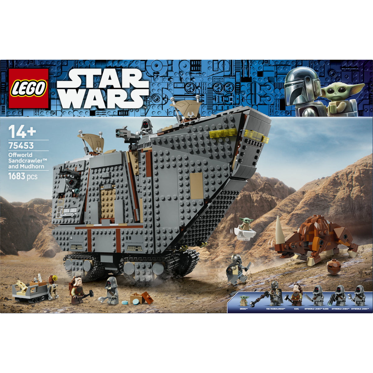 LEGO Star Wars Offworld Sandcrawler and Mudhorn Building Set 75453