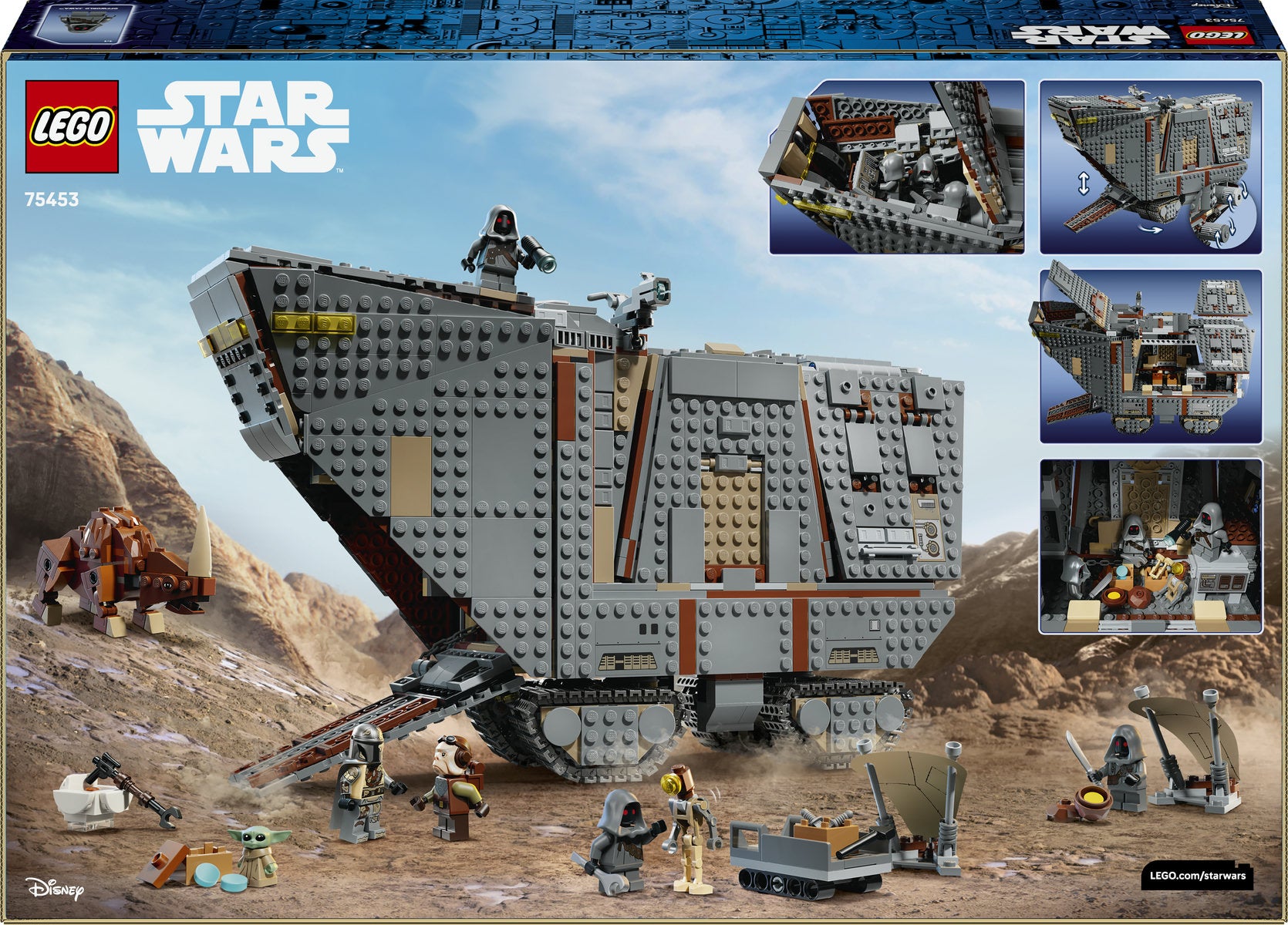 LEGO Star Wars Offworld Sandcrawler and Mudhorn Building Set 75453
