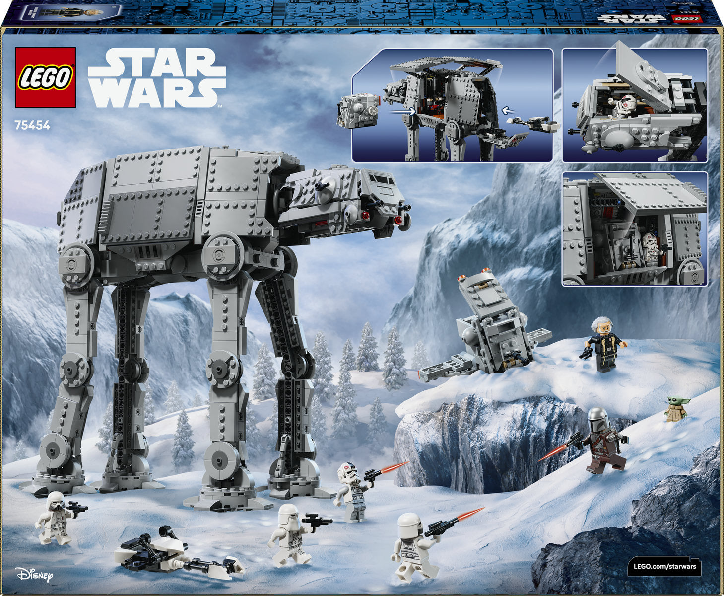 LEGO Star Wars Imperial Remnant AT-AT with INT-4 Building Set 75454