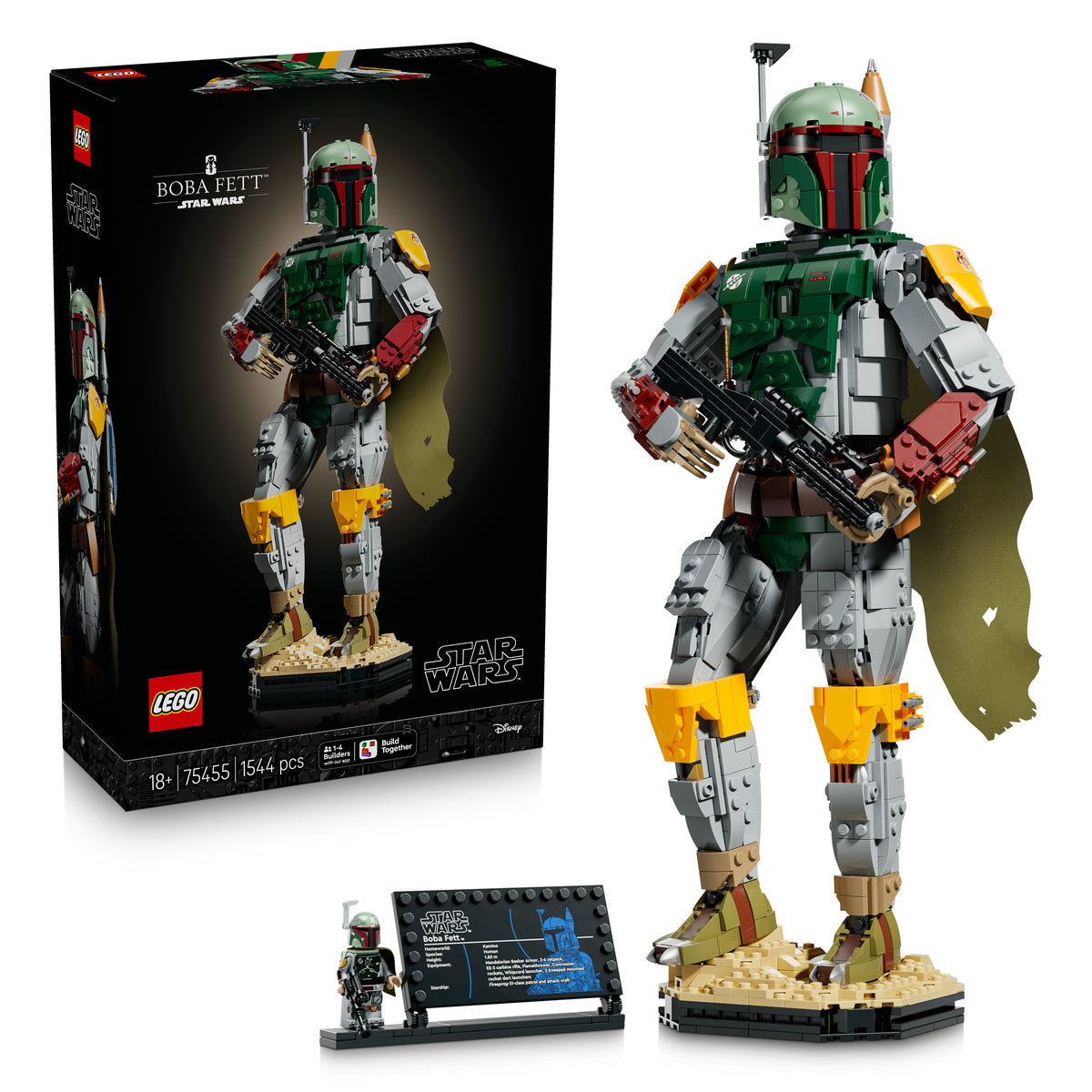 LEGO Star Wars Boba Fett Collectible Figure Building Set 75455