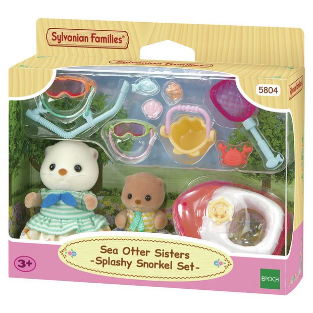 Sylvanian Families Sea Otter Sisters Splashy Snorkel Set