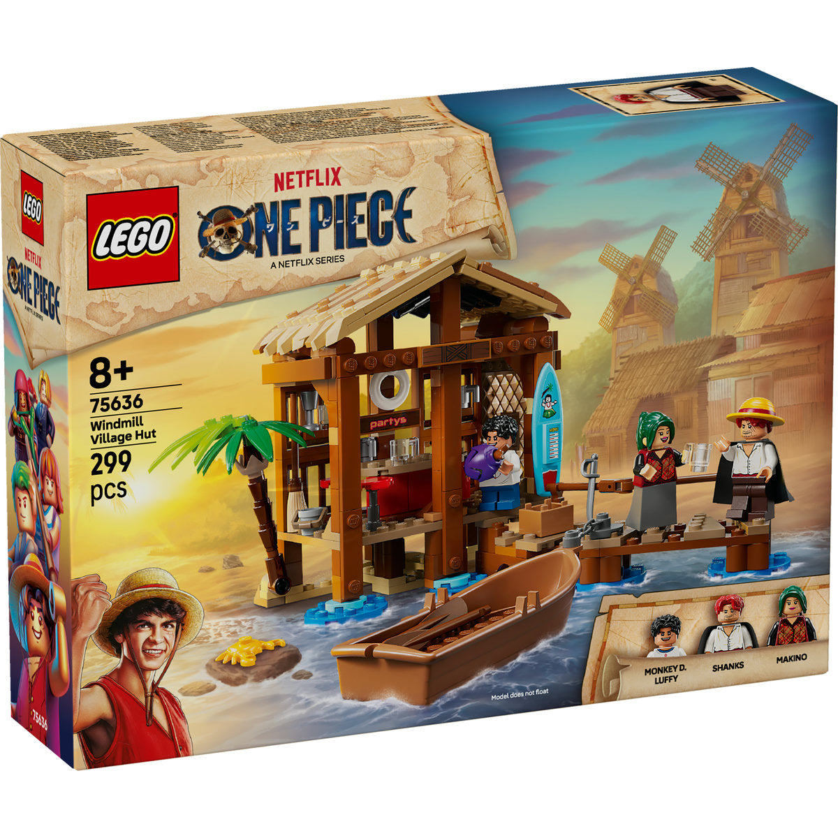 LEGO ONE PIECE Windmill Village Hut Toy 75636
