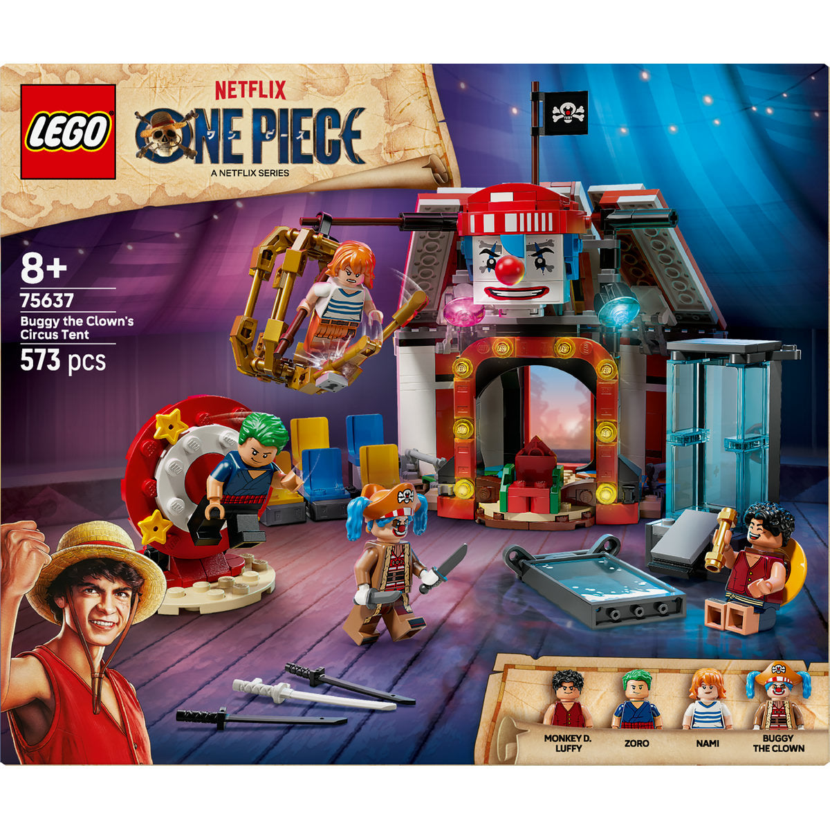 LEGO ONE PIECE Buggy the Clown’s Circus Tent 75637