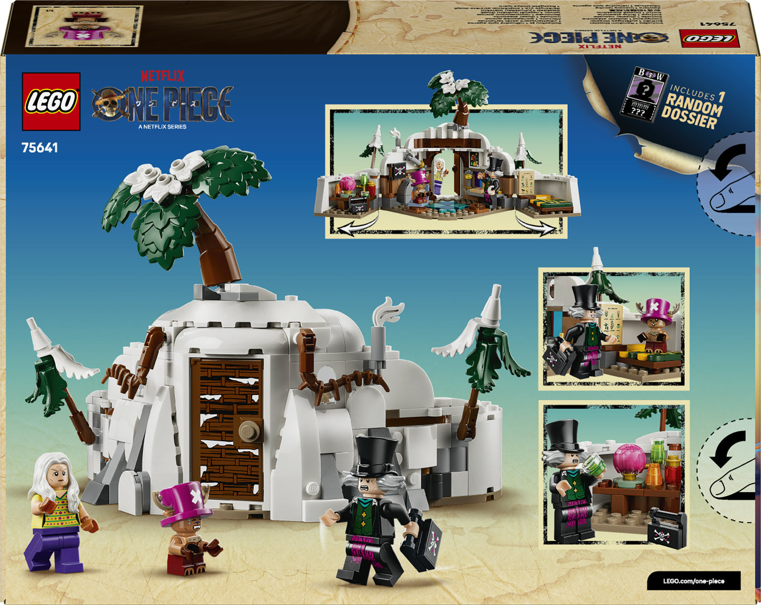 LEGO ONE PIECE Dr. Hiriluk's Hideout Building Set 75641