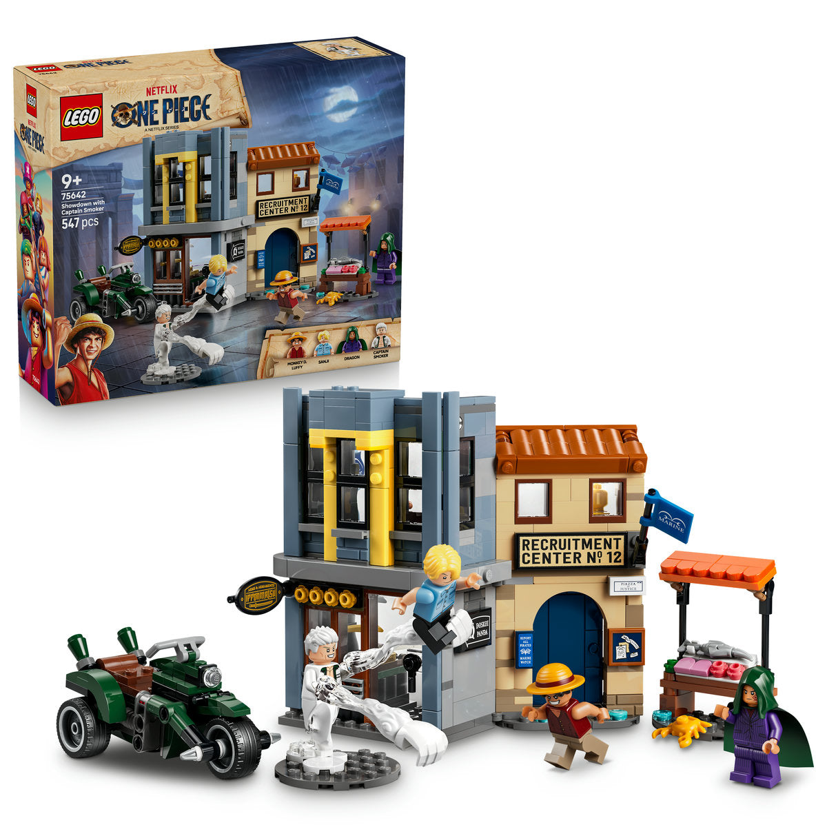 LEGO ONE PIECE Showdown with Captain Smoker Building Set 75642