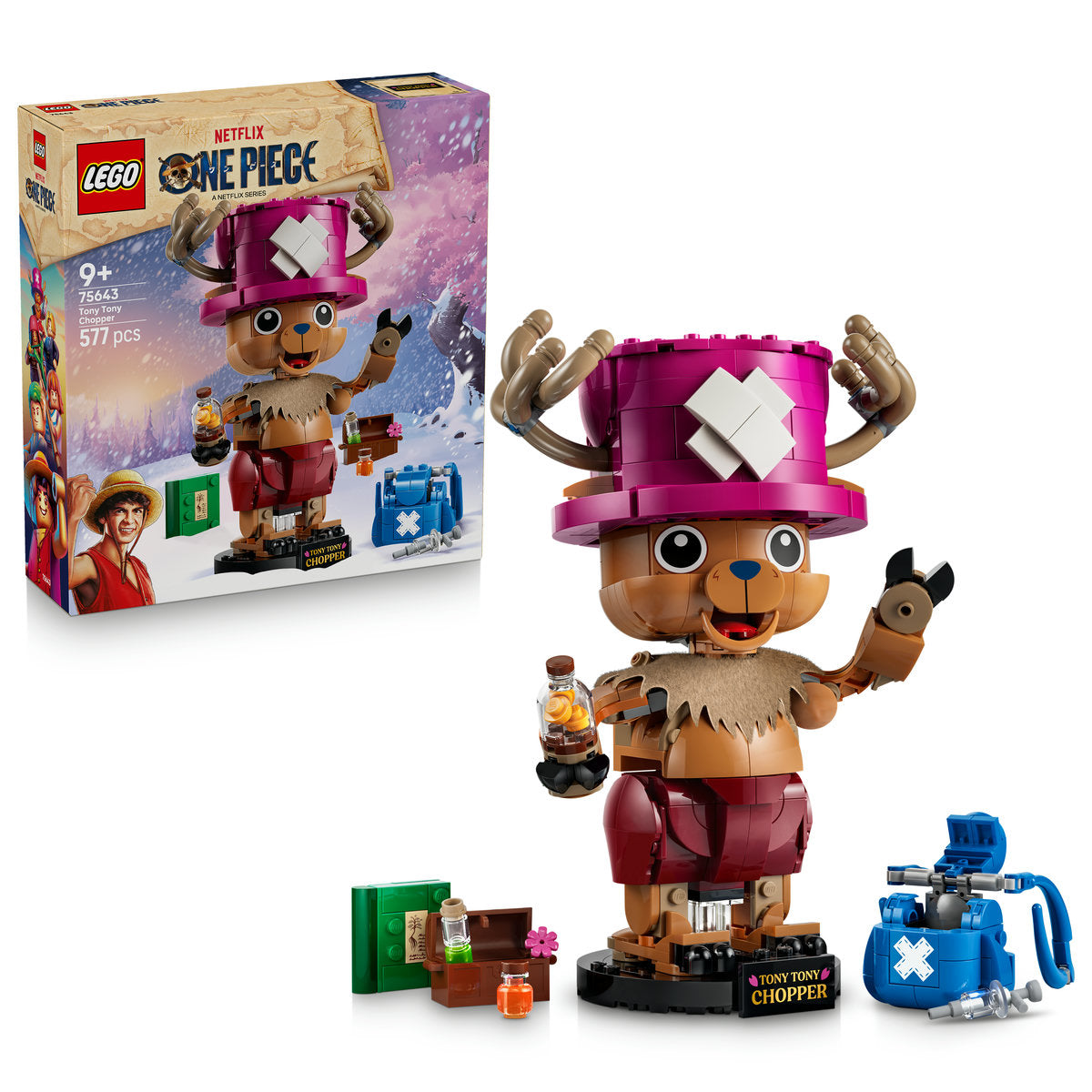 LEGO ONE PIECE Tony Tony Chopper Figure Building Set 75643