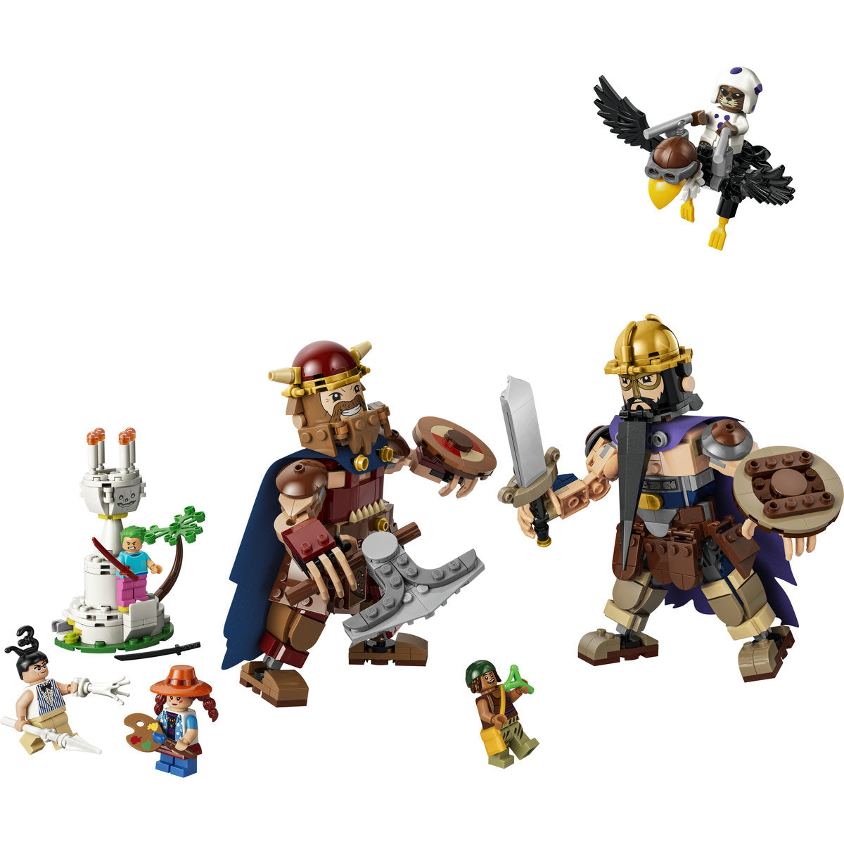 LEGO ONE PIECE Dorry vs. Brogy Giants of Little Garden Building Set 75644