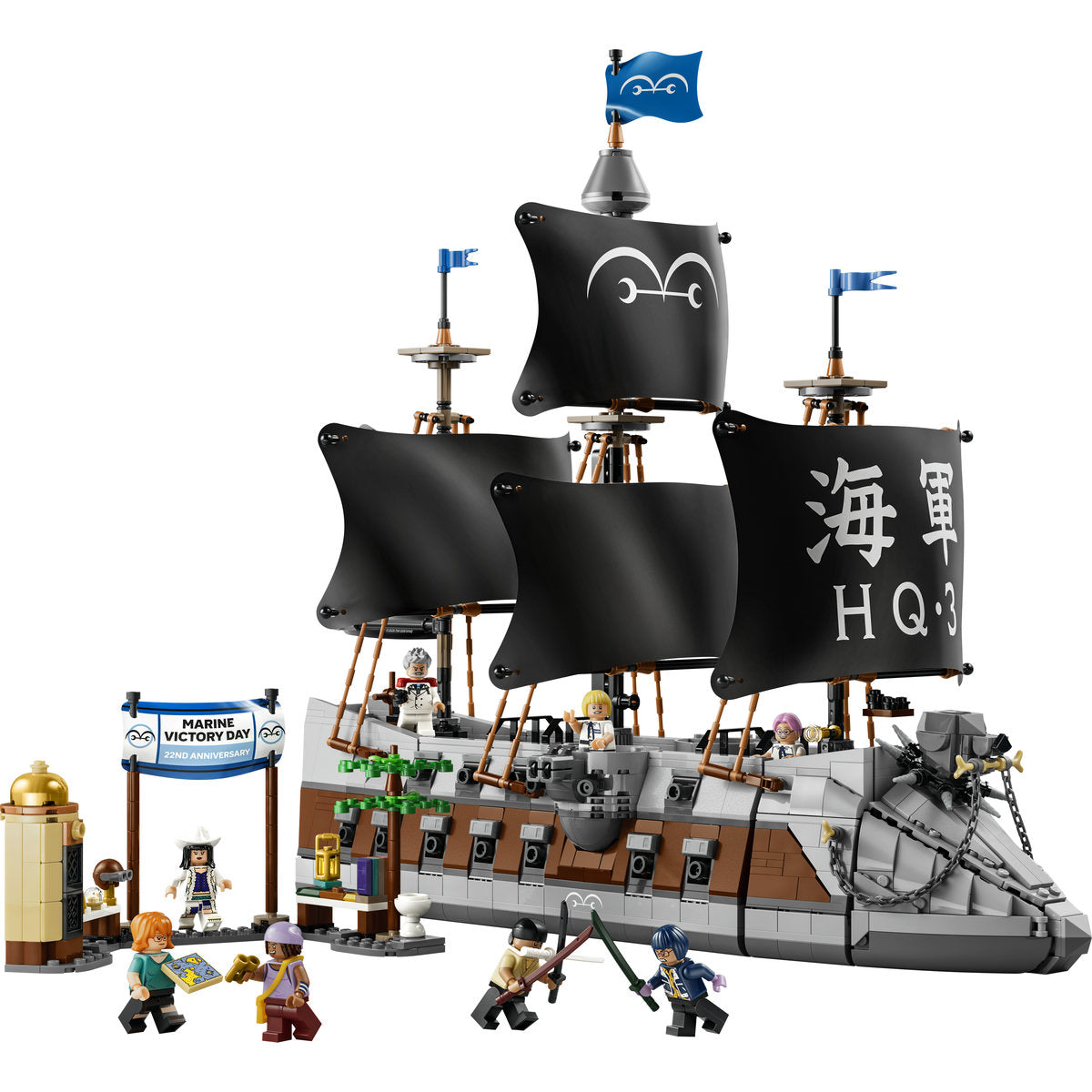 LEGO ONE PIECE Garp's Marine Battleship Building Set 75646