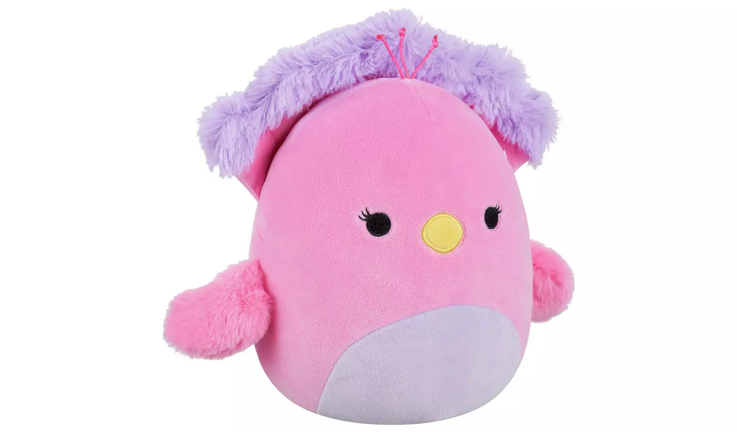 7.5 Squishmallows Sweetpea - Pink and Purple Peacock