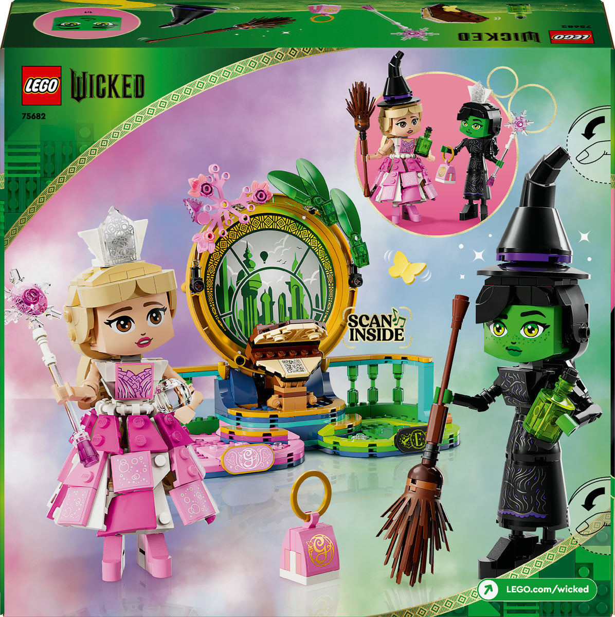 LEGO Wicked Elphaba & Glinda Figures 75682