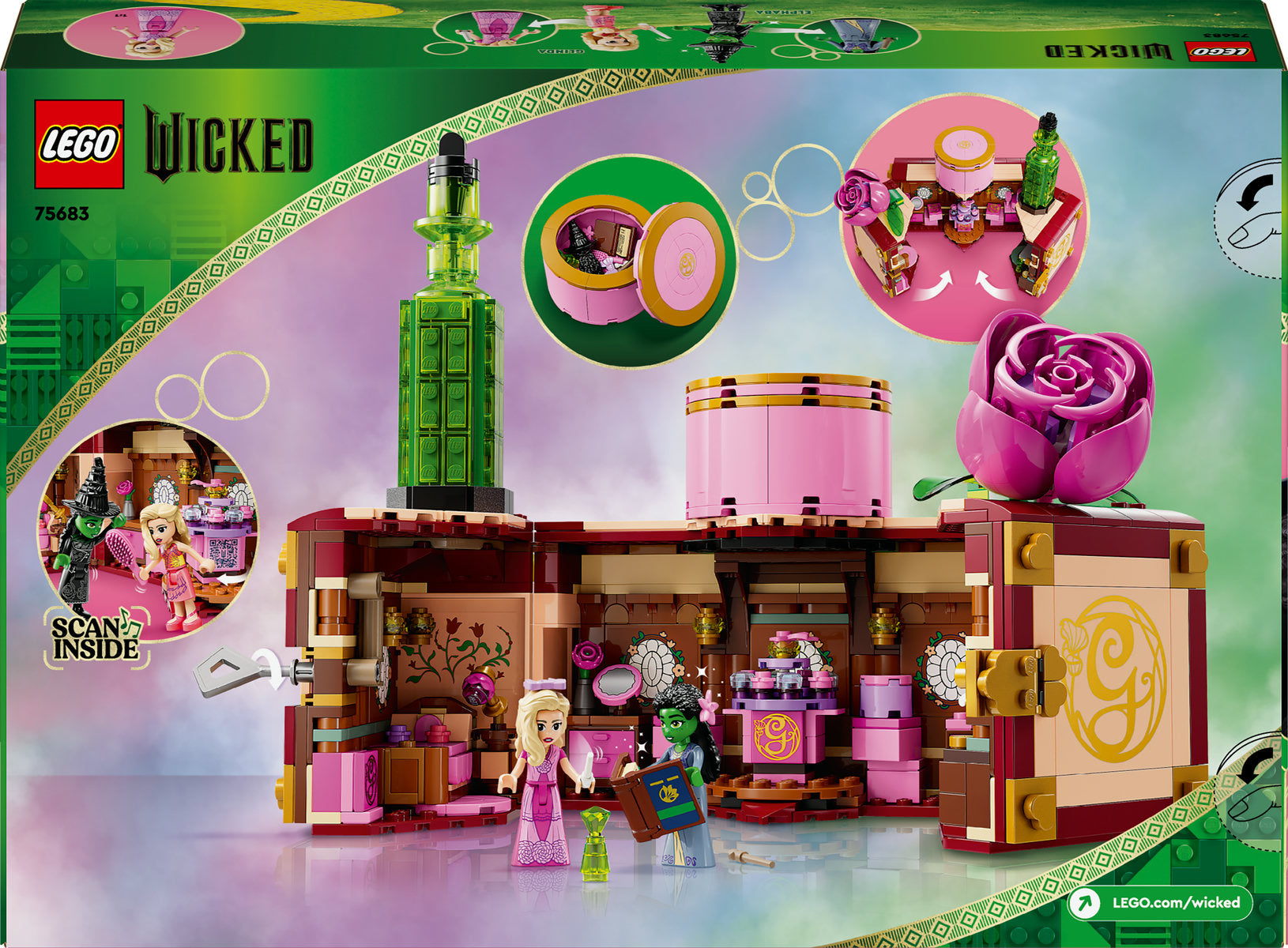 LEGO Wicked Glinda & Elphaba's Dormitory 75683