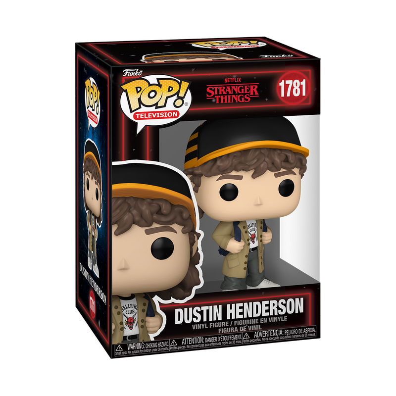 Funko Pop! Television: Stranger Things - Dustin Henderson Hellfire Club Vinyl Figure