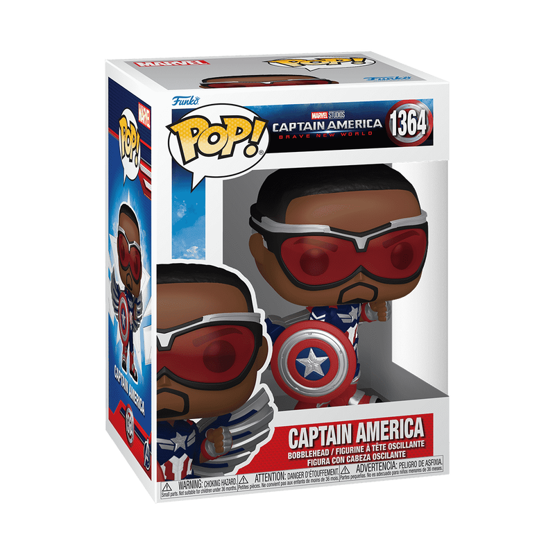 POP Marvel Captain America Brave New World Sam Wilson