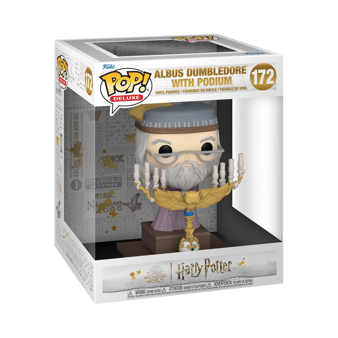 Funko POP! Deluxe: Harry Potter - Albus Dumbledore with Podium