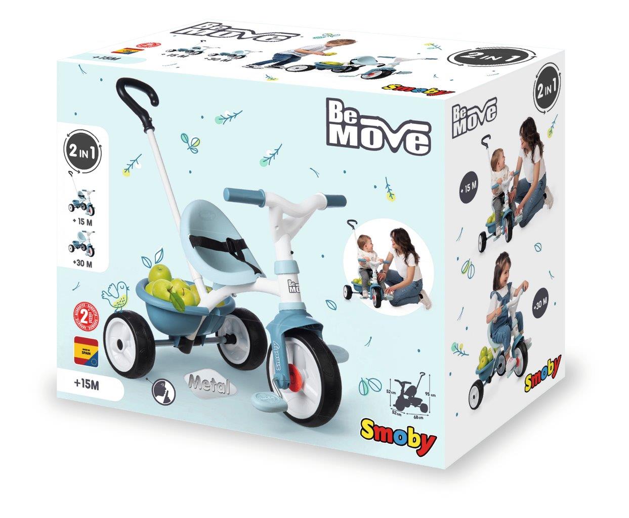 Smoby Be Move Blue Tricycle