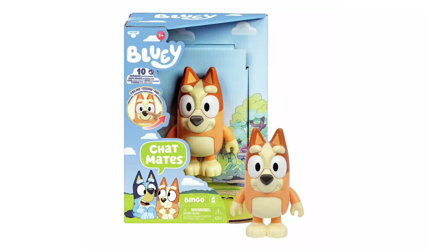 Bluey Chat Mates Figure Asst