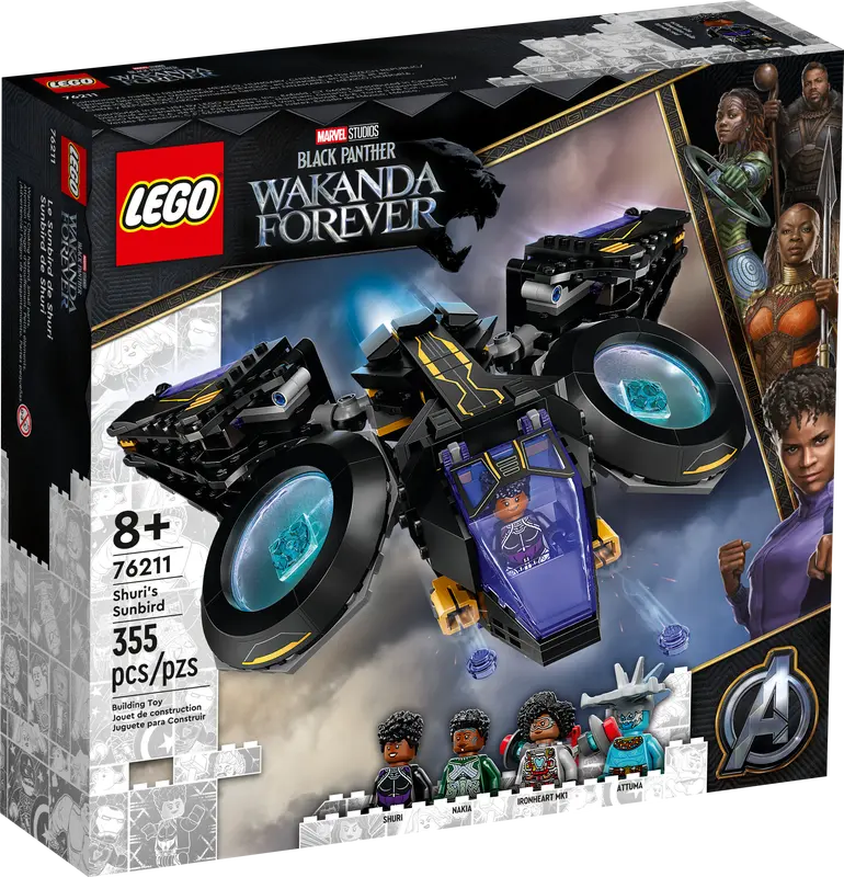 76211 Lego Marvel Shuri's Sunbird