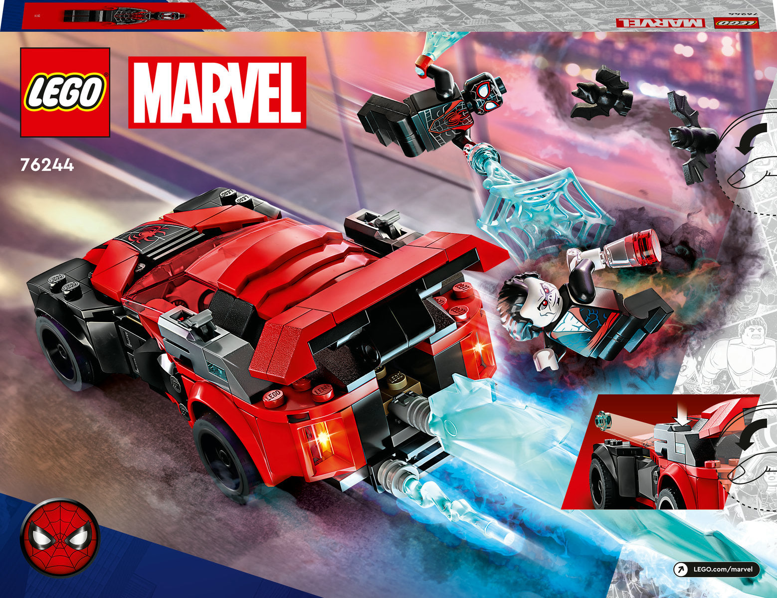 LEGO Marvel Miles Morales vs. Morbius Set 76244