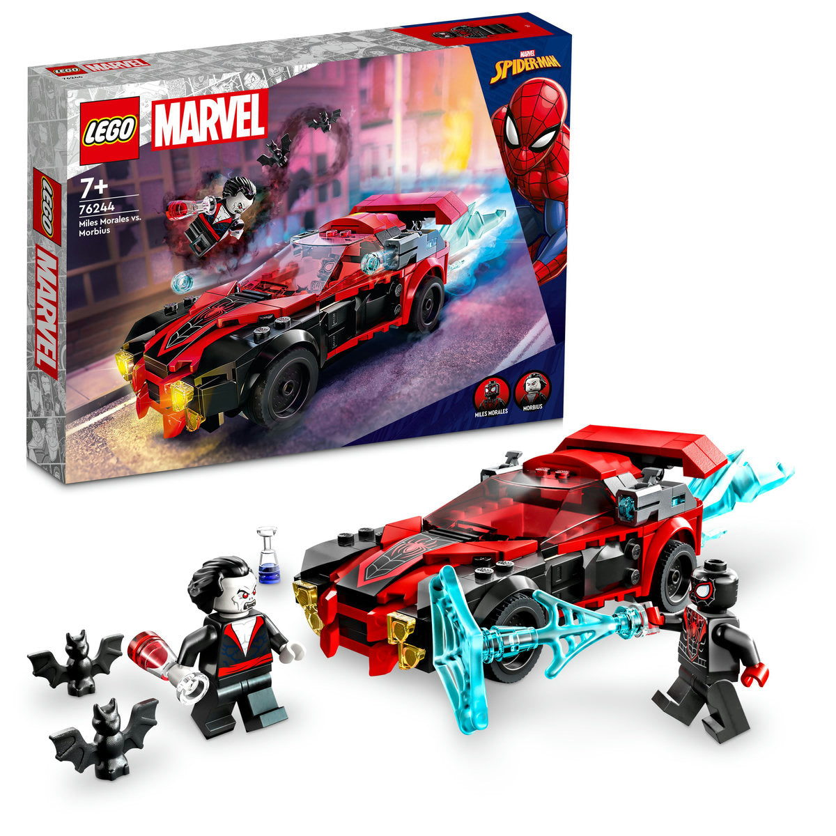 LEGO Marvel Miles Morales vs. Morbius Set 76244