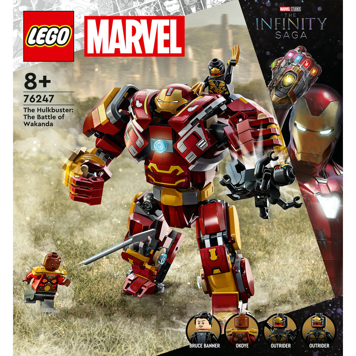 LEGO Marvel The Hulkbuster: The Battle of Wakanda 76247