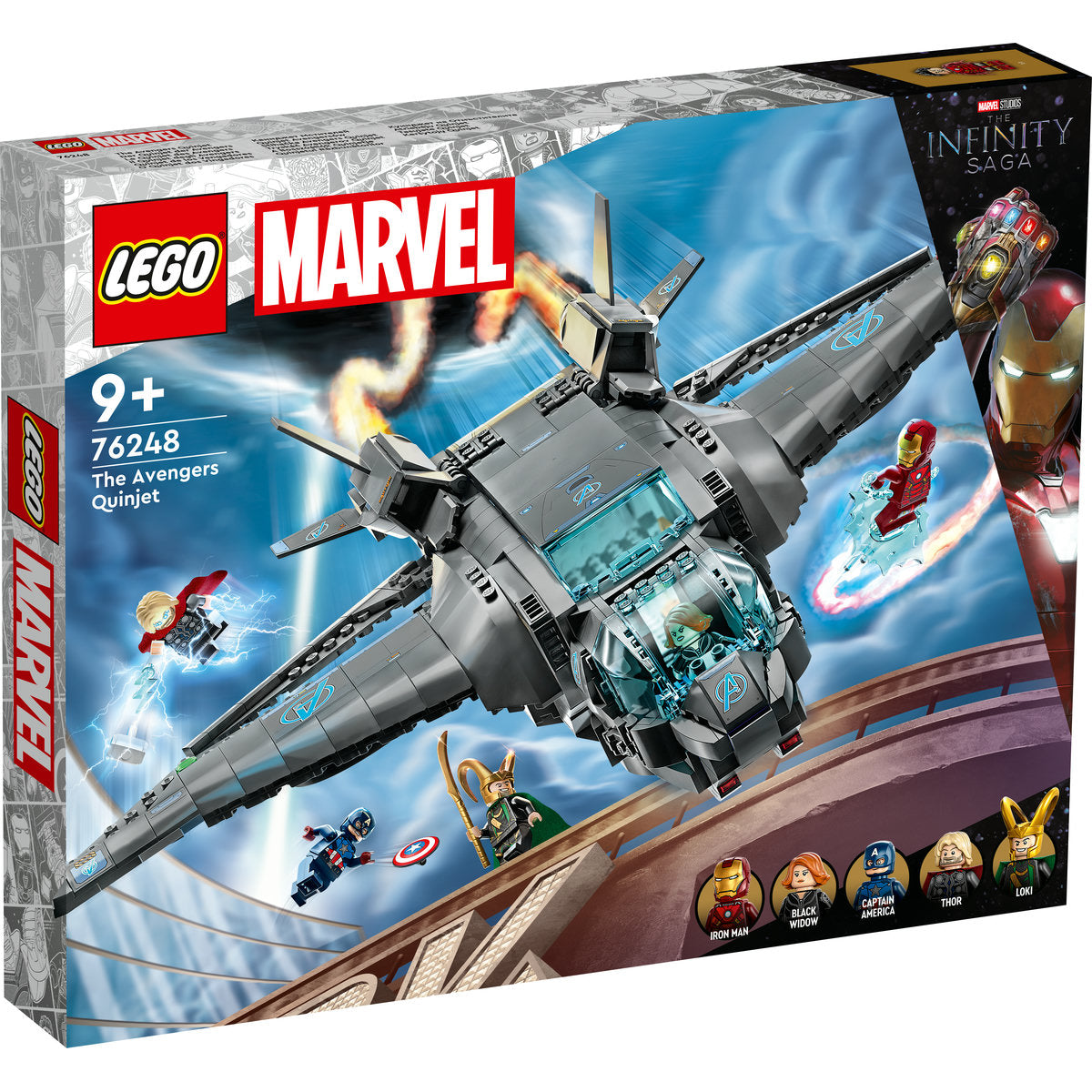 LEGO Marvel The Avengers Quinjet Building Toy 76248