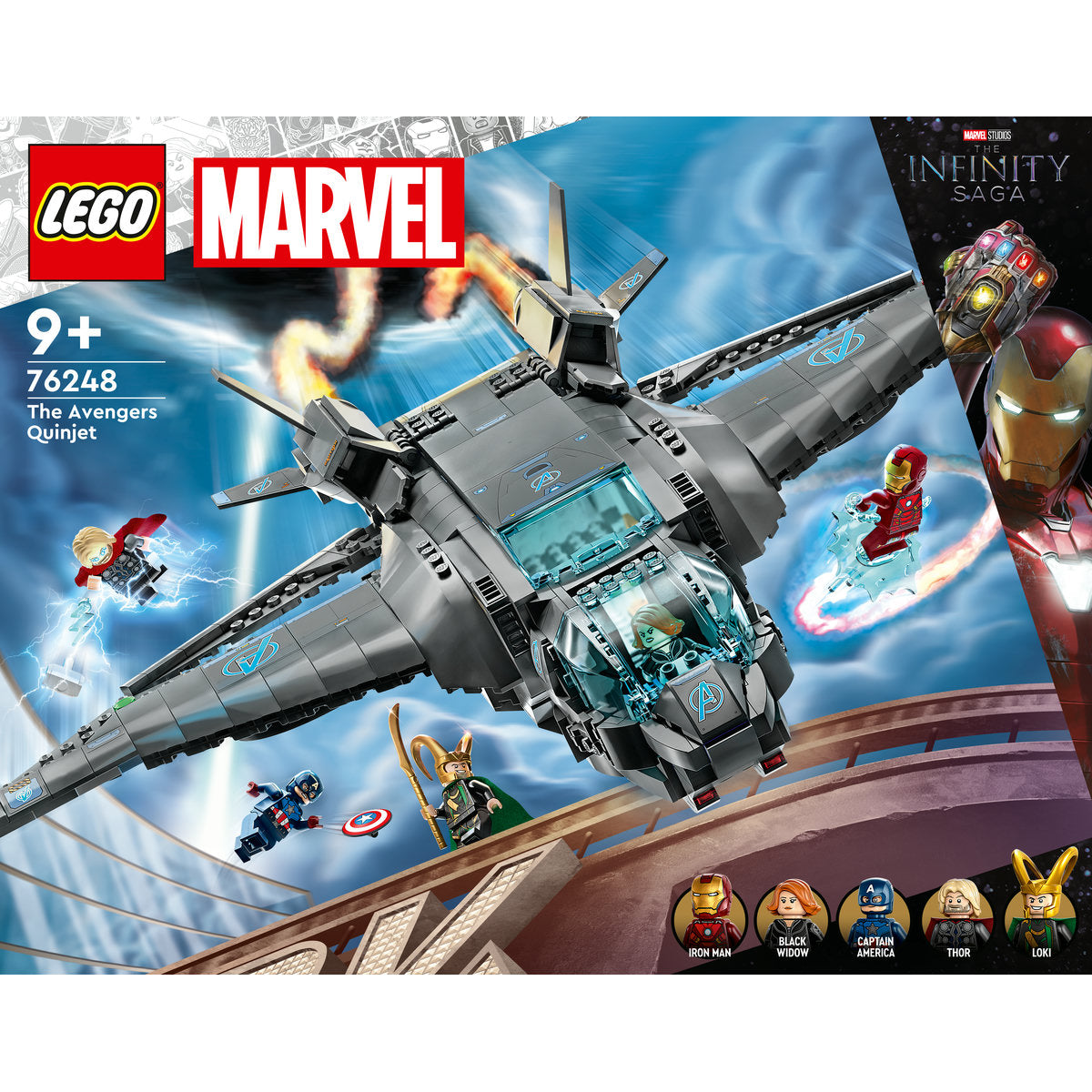 LEGO Marvel The Avengers Quinjet Building Toy 76248