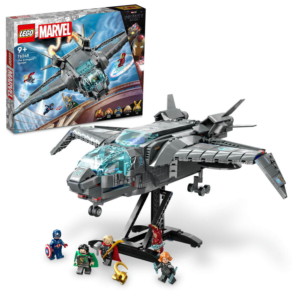 LEGO Marvel The Avengers Quinjet Building Toy 76248