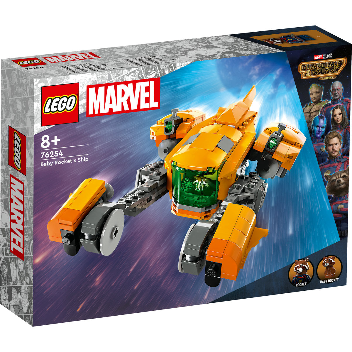 LEGO Marvel Baby Rocket's Ship Building Toy 76254