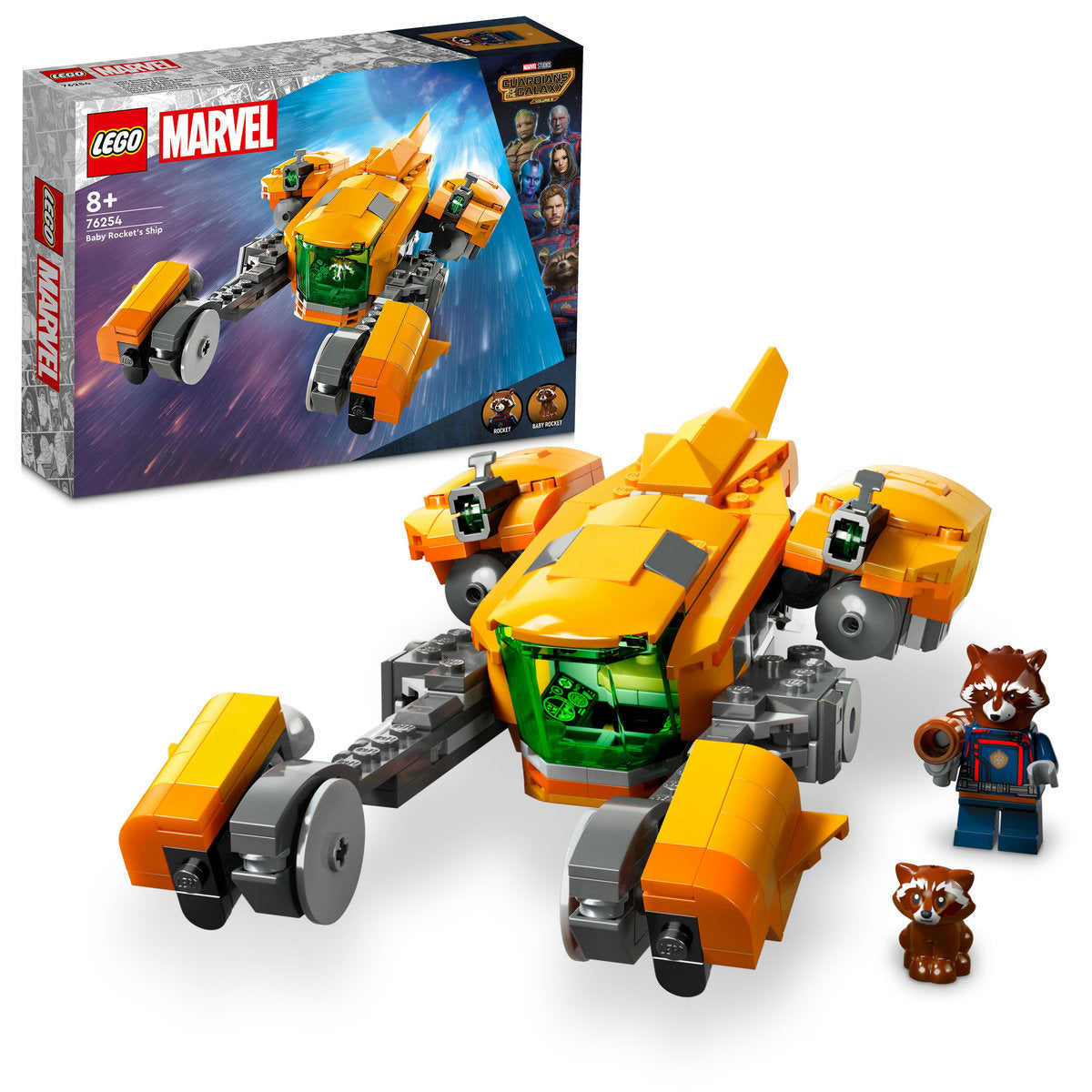 LEGO Marvel Baby Rocket's Ship Building Toy 76254