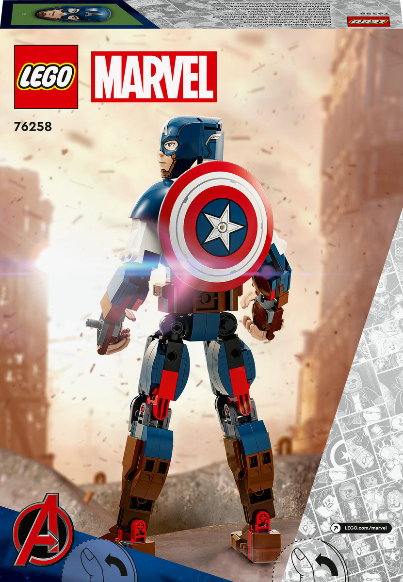 LEGO Marvel Captain America Construction Figure 76258