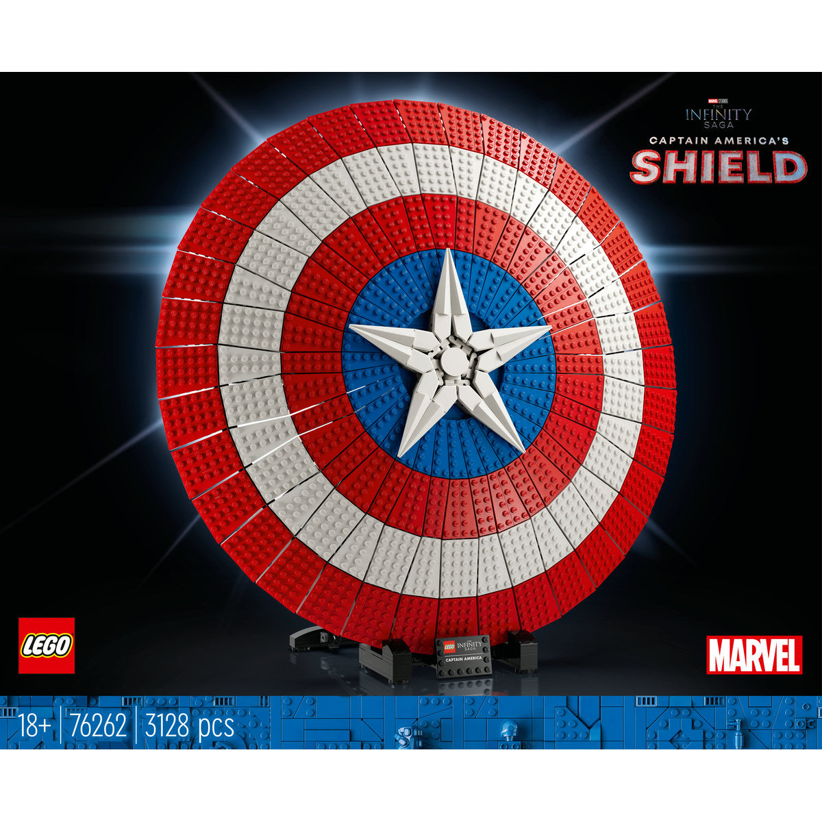 LEGO Marvel Captain America's Shield Set 76262