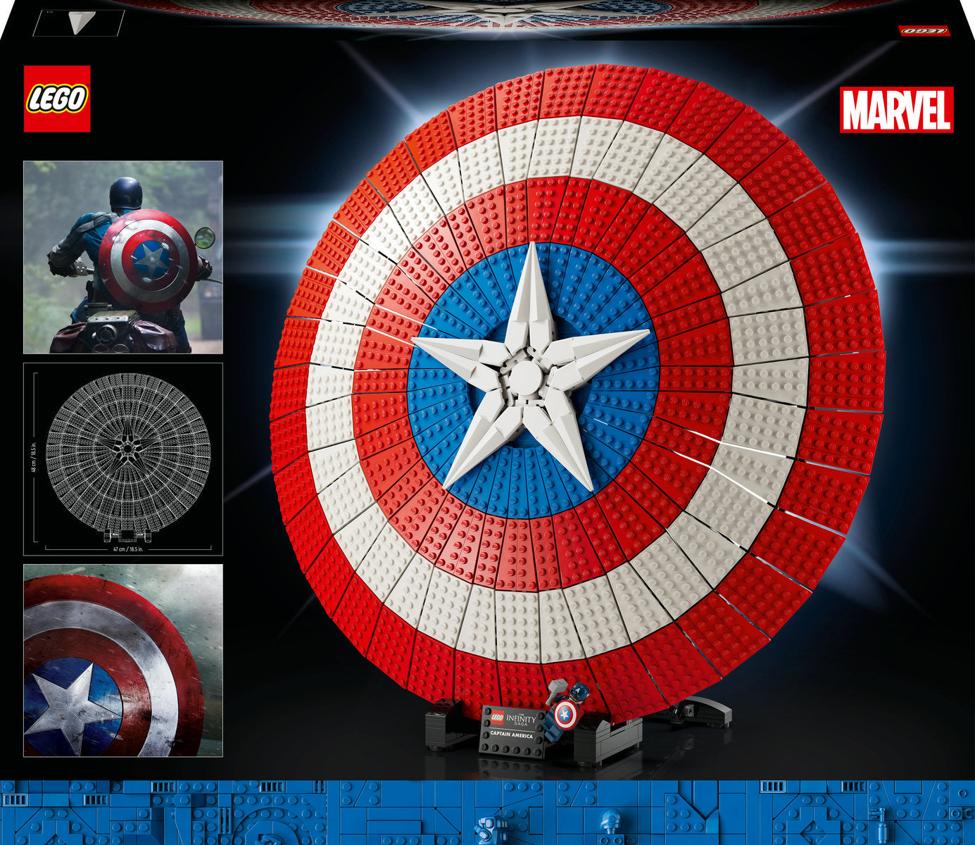 LEGO Marvel Captain America's Shield Set 76262