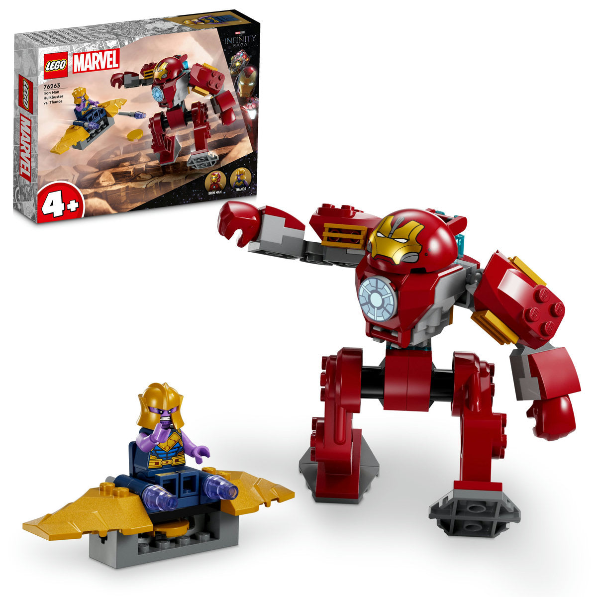 LEGO Marvel Iron Man Hulkbuster vs. Thanos Set 76263