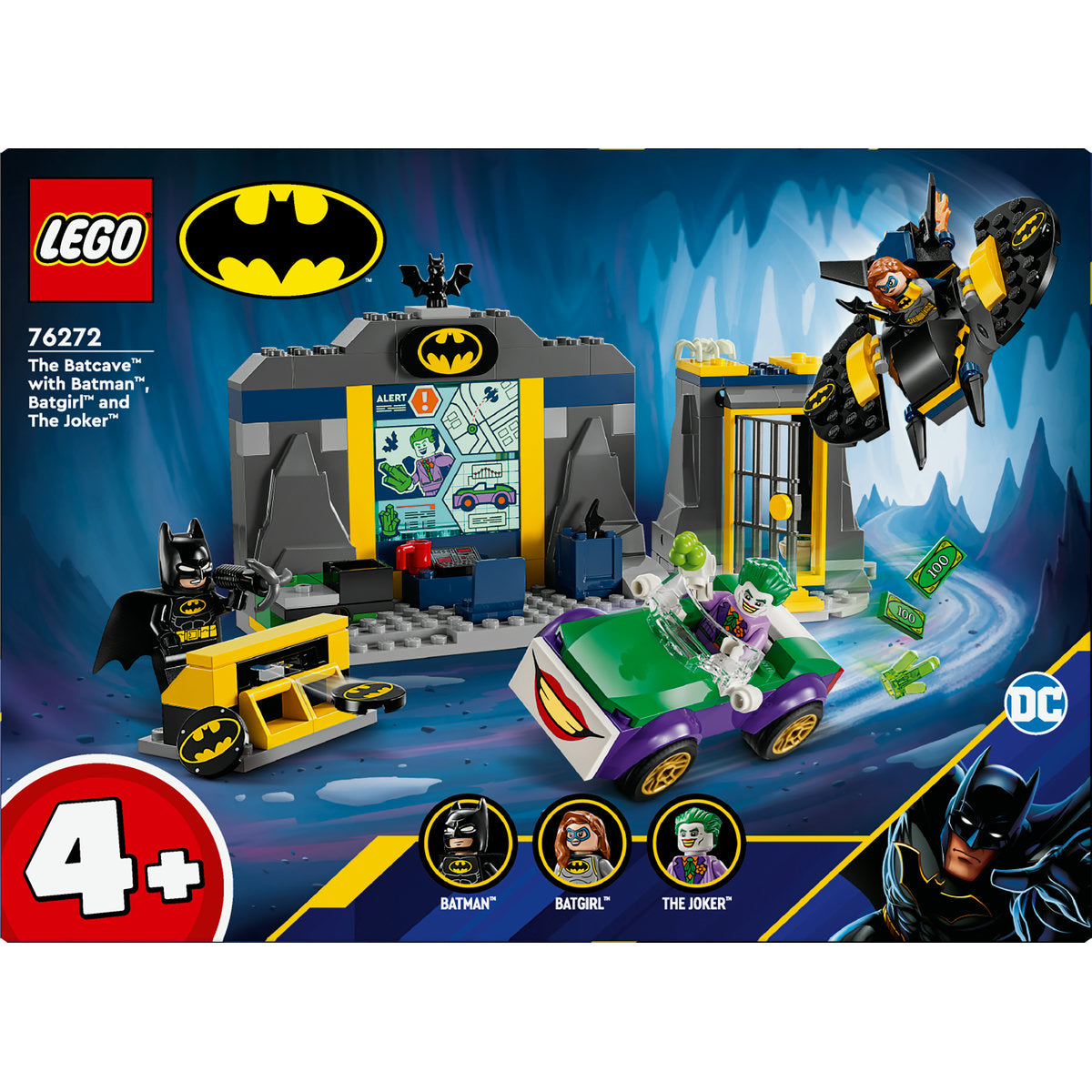 LEGO DC The Batcave with Batman, Batgirl & The Joker 76272