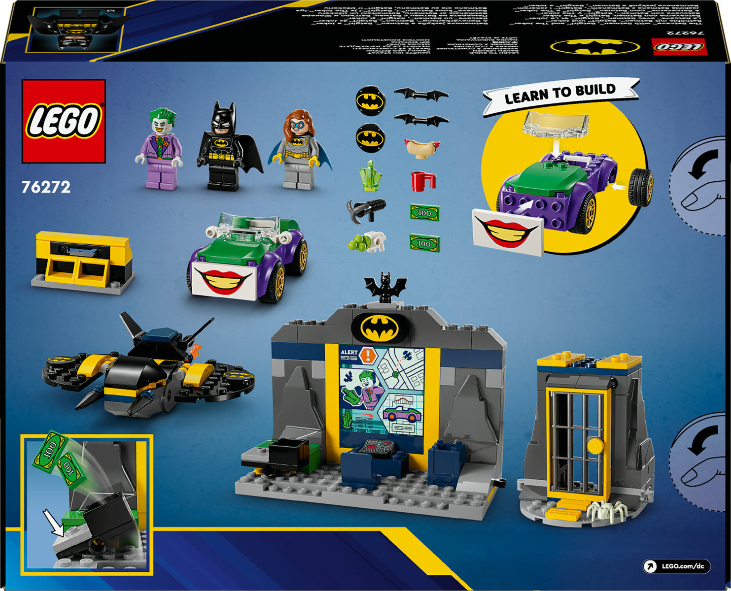 LEGO DC The Batcave with Batman, Batgirl & The Joker 76272
