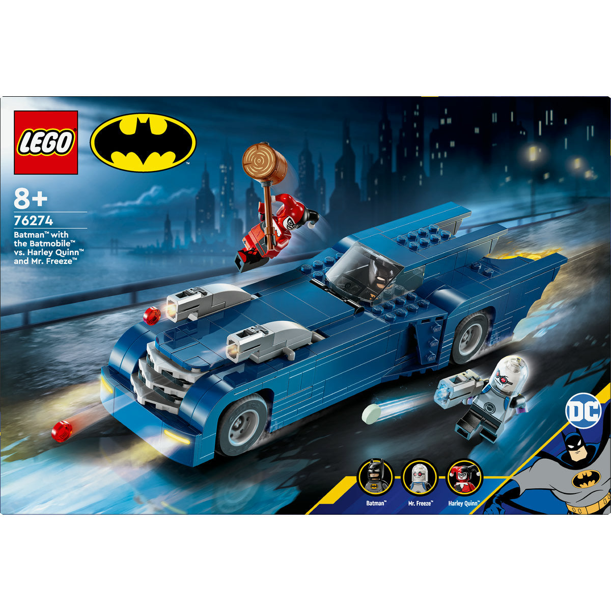 LEGO DC Batman with the Batmobile vs. Harley Quinn & Mr. Freeze 76274