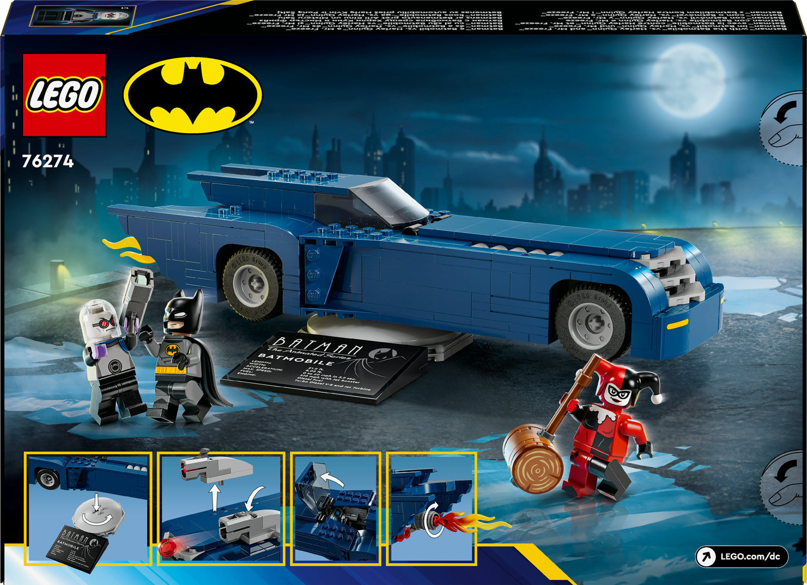 LEGO DC Batman with the Batmobile vs. Harley Quinn & Mr. Freeze 76274