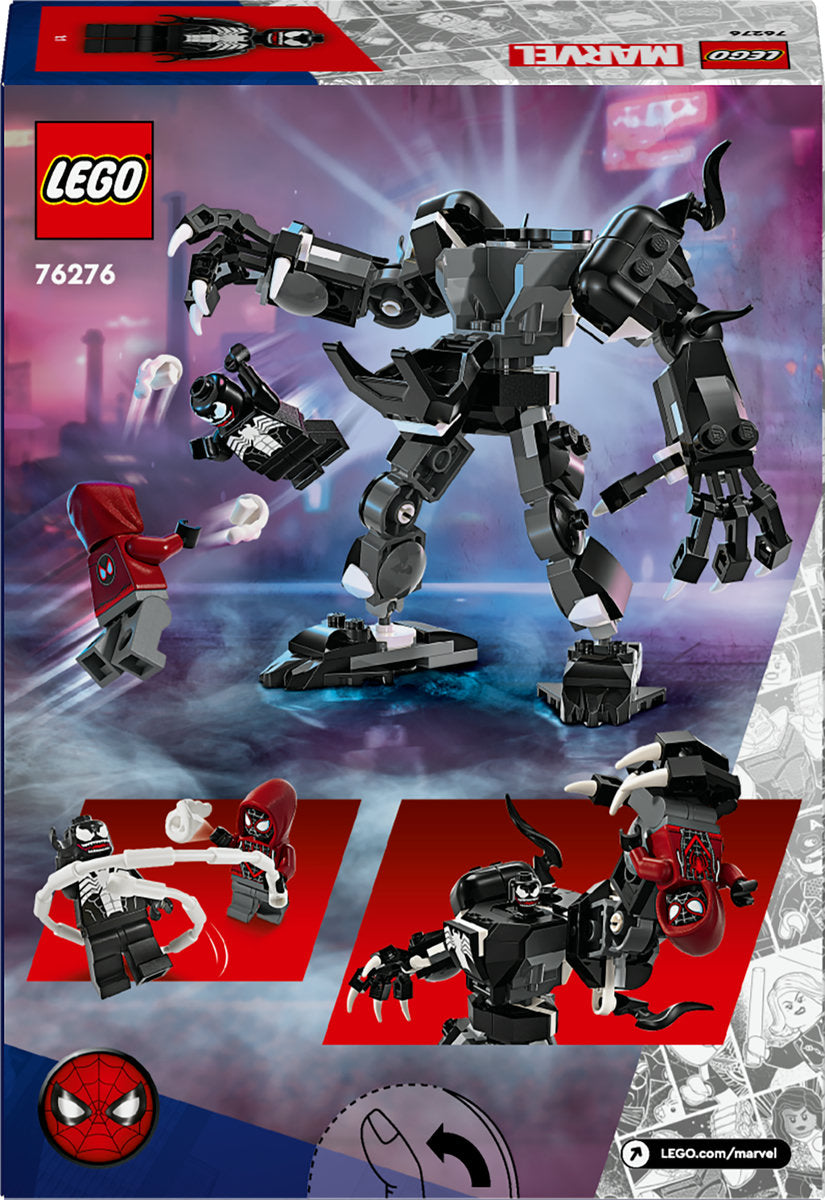 LEGO Marvel Venom Mech Armour vs. Miles Morales 76276