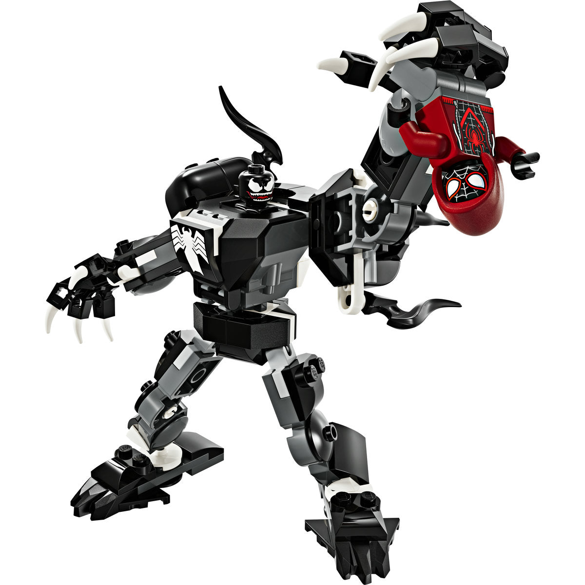 LEGO Marvel Venom Mech Armour vs. Miles Morales 76276