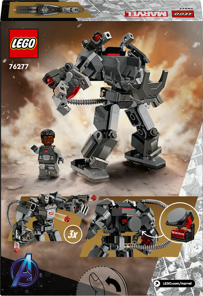 LEGO Marvel War Machine Mech Armour Figure Toy 76277 - Moons Toystore