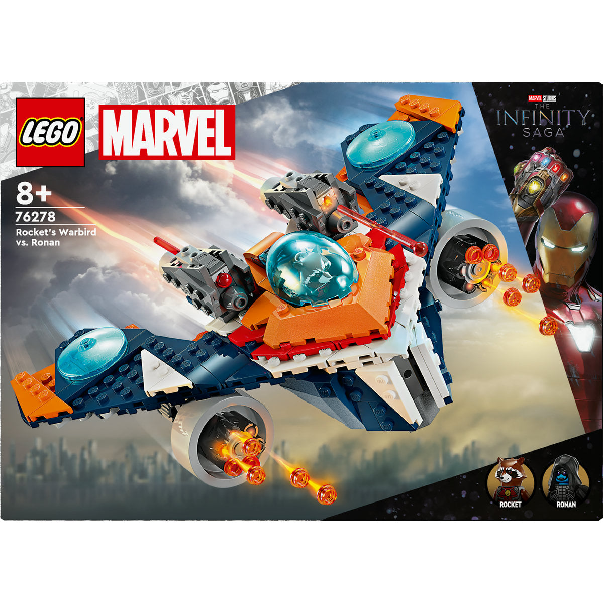 LEGO Marvel Rocket’s Warbird vs. Ronan Set 76278