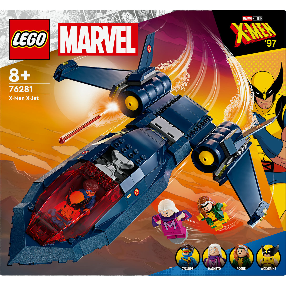 LEGO Marvel X-Men X-Jet Buildable Toy Plane 76281