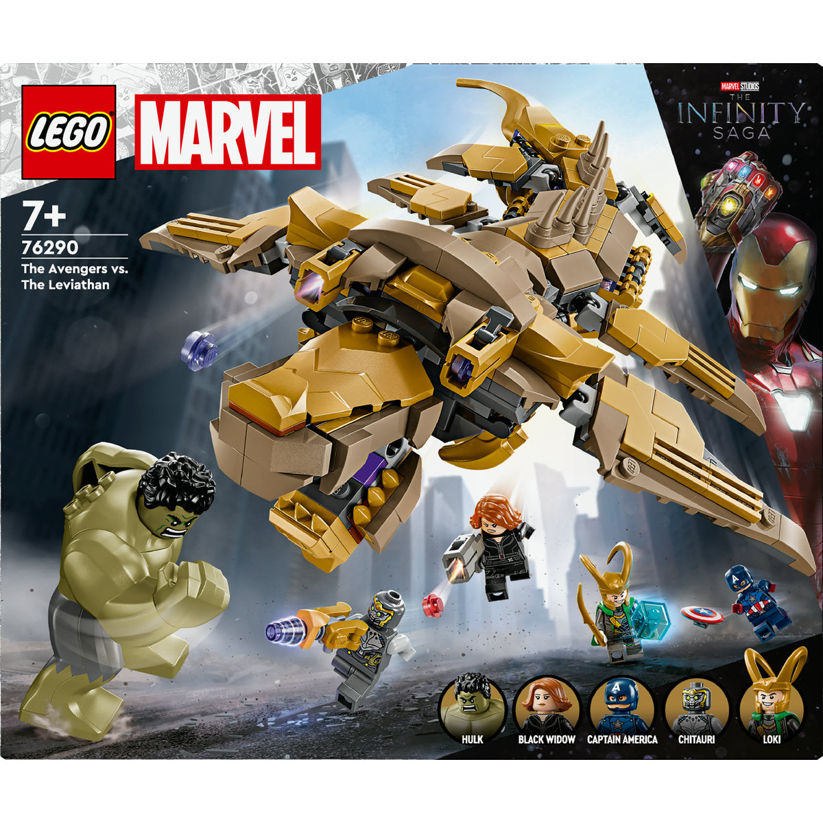 LEGO Marvel The Avengers vs. The Leviathan Set 76290 - Moons Toystore