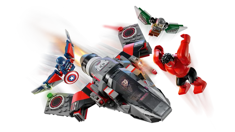 76292 Lego Marvel Captain America Vs Red Hulk Battle