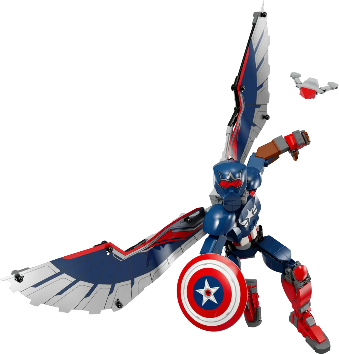LEGO Super Heroes New Captain America Construction Figure 76296