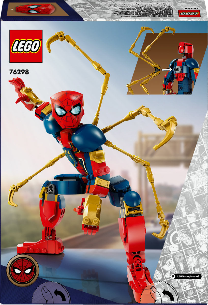 LEGO Marvel Iron Spider-Man Construction Figure 76298