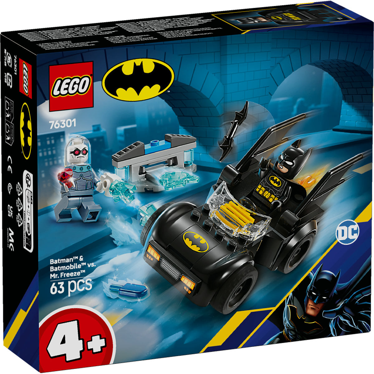 LEGO DC Batman & Batmobile vs. Mr. Freeze Toy 76301