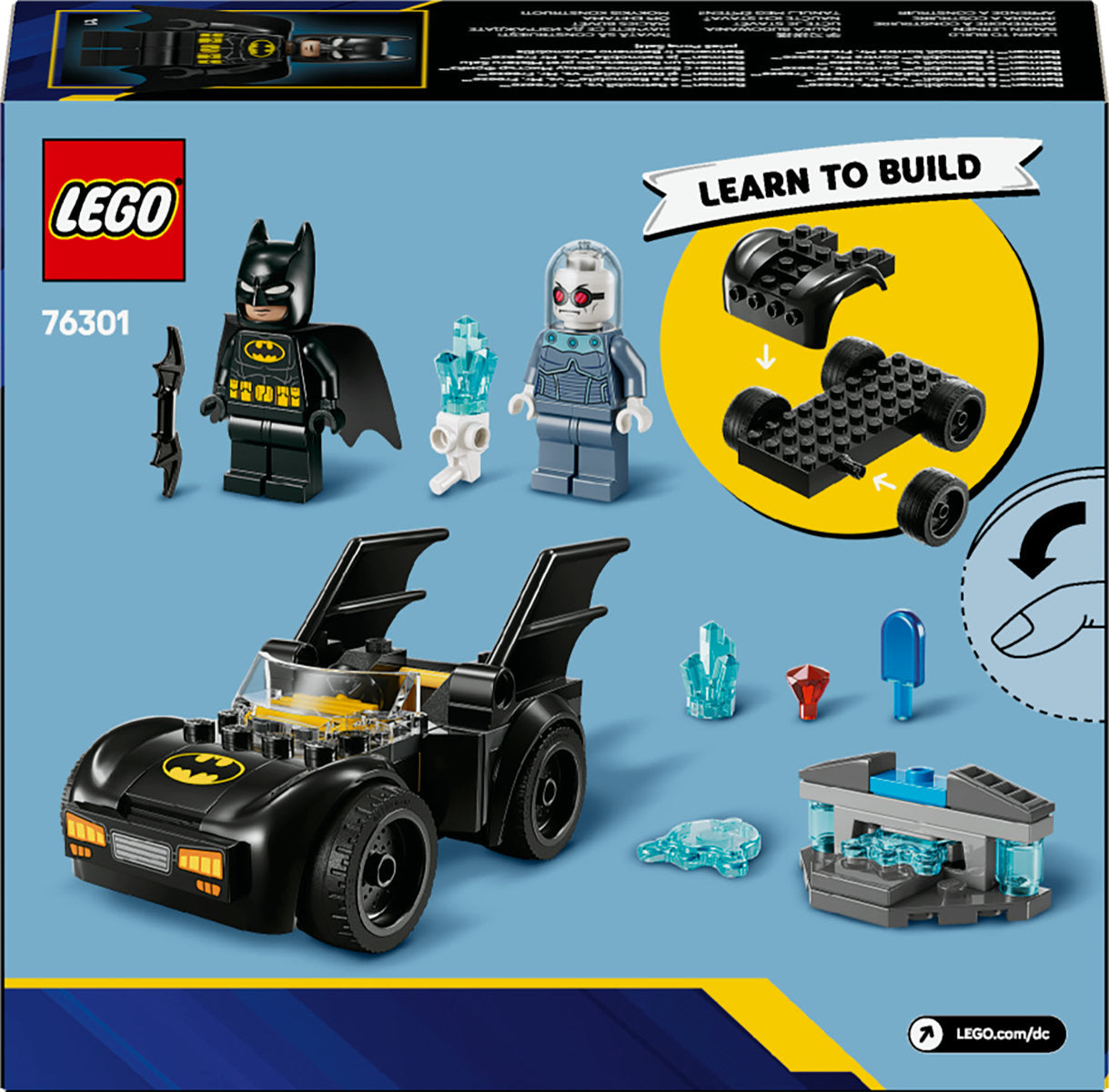 LEGO DC Batman & Batmobile vs. Mr. Freeze Toy 76301