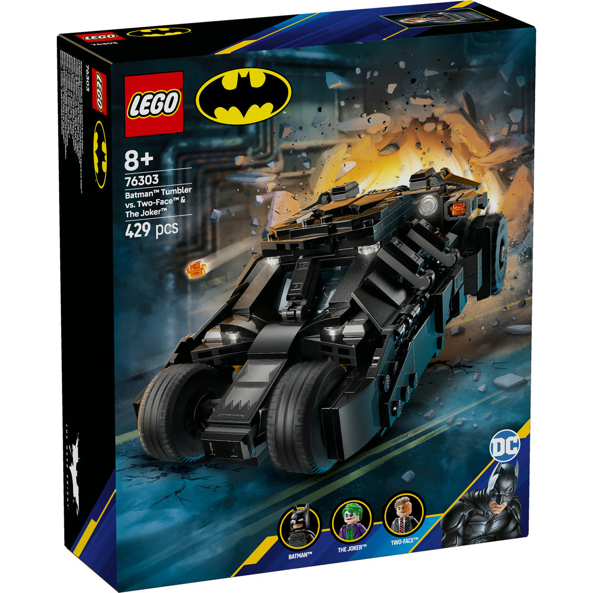 LEGO DC Batman Tumbler vs. Two-Face & The Joker 76303